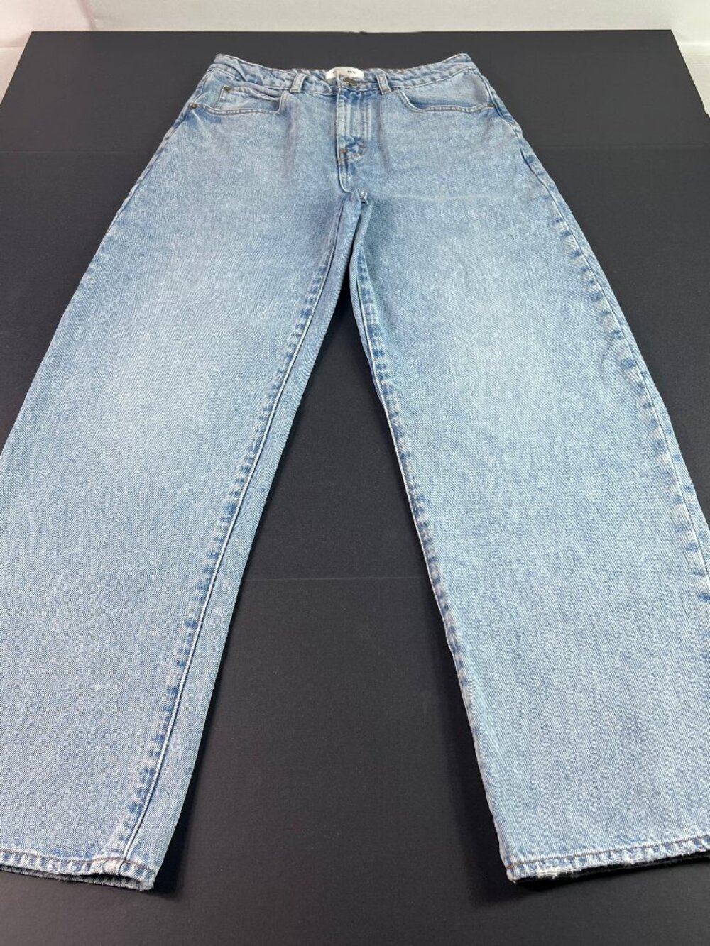 Frame Jeans Women's 27x29* Long Barrel High Rise Light Blue Cotton Denim Tag 25